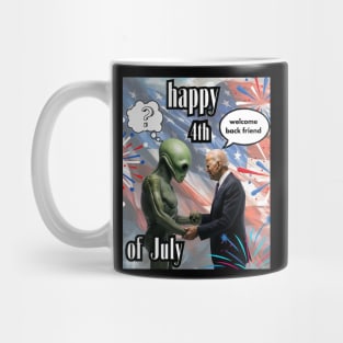 Biden Happy 4th July Funny Mug